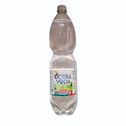 Dobrá voda Jemně perlivá s příchutí lesní jahoda 1,5l